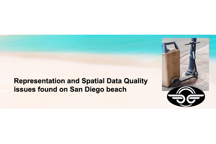 Representation and Spatial Data Quality Issues Found on San Diego Beach