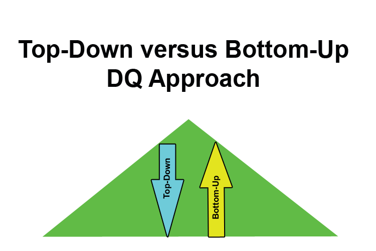 Top-down Versus Bottom-up Data Quality Approach